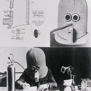 wooden helmet